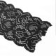 thumbnail image 1 of Black Lace Ribbon Red 10 Yards 3.9in Wide Elastic Comfortable Unique SkinFriendly Lace Trim for Decorations Sewing DIY(Black ), 1 of 3