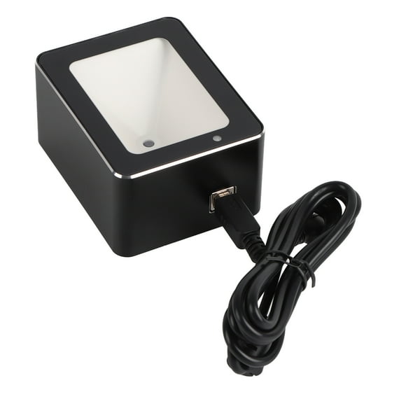 Supermarket Scanner,Desktop Barcode Scanner QR Desktop Barcode Scanner Scanner Maximized Efficiency