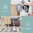 thumbnail image 6 of Black Geometric Triangle Diamond Pattern Kitchen Rugs Sets Of 3,Kitchen Runner Rugs Non Skid Washable,Decorative Kitchen Floor Mats for Kitchen,Sink,Laundry,17"x30"+ 17"x47" + 17"x59", 6 of 6