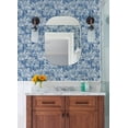 thumbnail image 5 of Advantage Dori Blue Painterly Floral Wallpaper, 5 of 6