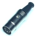 thumbnail image 1 of CESS Metal Body 5 Pin DIN Male Plug MIDI Cable Connector Soldering (4 Pack), 1 of 8