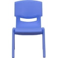 thumbnail image 5 of SLSRFD 2-Pack Stackable Preschool Chairs, 10.5" Seat Height, Plastic School Chair for Toddlers, Daycare, Classroom, Homeschool, No-Metal Safety Design,Blue, 5 of 8