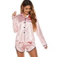 thumbnail image 3 of Europa y Estados Unidos pantalones cortos de manga larga Europa y Estados Unidos ropa de casa pijamas de mujer, 3 of 5