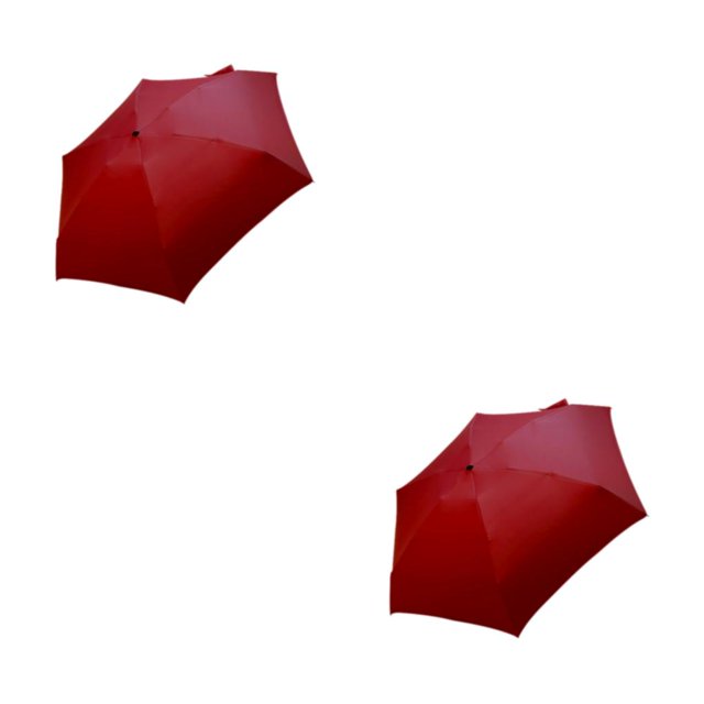 relayinert Practical And Durable Folding Sun Umbrellas For Long-Lasting Windproof wine red 2Set