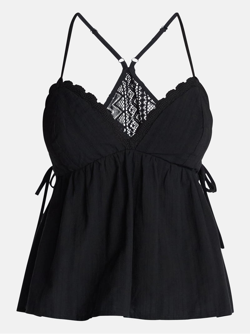 No Boundaries Triangle Cami, Women's XXS - XXL - Walmart.com