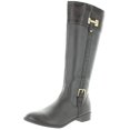 thumbnail image 1 of Karen Scott Womens Deliee 2 Faux Leather Riding Boots Brown 11 Medium (B,M), 1 of 3