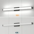 thumbnail image 6 of Black Modern Bathroom Light Fixtures Over Mirror 41 Inch LED Vanity Lights Bar For Bath, 6 of 9