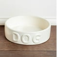 thumbnail image 3 of Park Life Designs 5.25" Small Pet Bowl | Classic Dog (White), 3 of 4