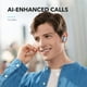 thumbnail image 5 of Auriculares inalámbricos Soundcore by Anker P20i True, controladores de 10 mm con graves grandes, Bluetooth 5.3, tiempo de reproducción prolongado de 30 horas, resistentes al agua, 2 micrófonos para l, 5 of 5