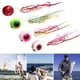 thumbnail image 2 of 4 señuelos de pesca con cabeza de plomo y falda de silicona, con cola y anzuelos dobles. 80g, 2 of 9