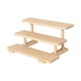 thumbnail image 4 of segolike Wood Display Riser Multi Layers Jewelry Organizer Rack for Sculptures Crafts 3 Layers, 4 of 9