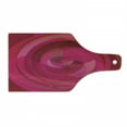 thumbnail image 1 of Hot Pink Cutting Board, Rose Inspired Abstract Vortex Swirls Shapes in Pinkish Pastel Colors, Tempered Glass Cutting and Serving Board, Wine Bottle Shape, Hot Pink Magenta Pink, by Ambesonne, 1 of 1