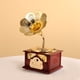 thumbnail image 4 of Vintage Gramófono Forma Caja De Música Drive Clockwork Drive Antigüedad Fonógrafo Cabeza De Música Música Figuras De Escritorio De Inicio Decoración De Escritorio, 4 of 7