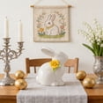 thumbnail image 6 of Lilixerw Easter Cute Ceramic Bunny Figurine,Hand-Painted White Rabbit Statue for Home Decor,Living Room,Shelf,Desk,Perfect Festive Gift for Friend,1.96x2.24x3.97 Inch, 6 of 6