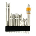 thumbnail image 2 of S SERENABLE Cross Head Screwdriver Bit Set Anti Slip Screw Extractor PH2 Screwdriver Bit 11Pcs, 2 of 9