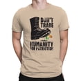 thumbnail image 2 of Humanity Over Patriotism Message Men's T-shirt, 2 of 3