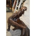thumbnail image 5 of Nifao Crocodile Outdoor Fountain Statue, Bronze Garden Water Feature Sculpture for Patio & Yard – Garden Water Feature Sculpture, 60"L x 44"W x 44"H, 5 of 12
