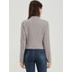 thumbnail image 5 of Día de San Patricio Chaqueta Corta Casual De Negocios De Oficina De Trabajo Sin Cuello Para Mujer Gris L, 5 of 6