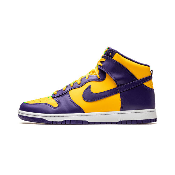 NIKE MENS Dunk High Retro "Lakers" DD1399 500 from Stadium Goods