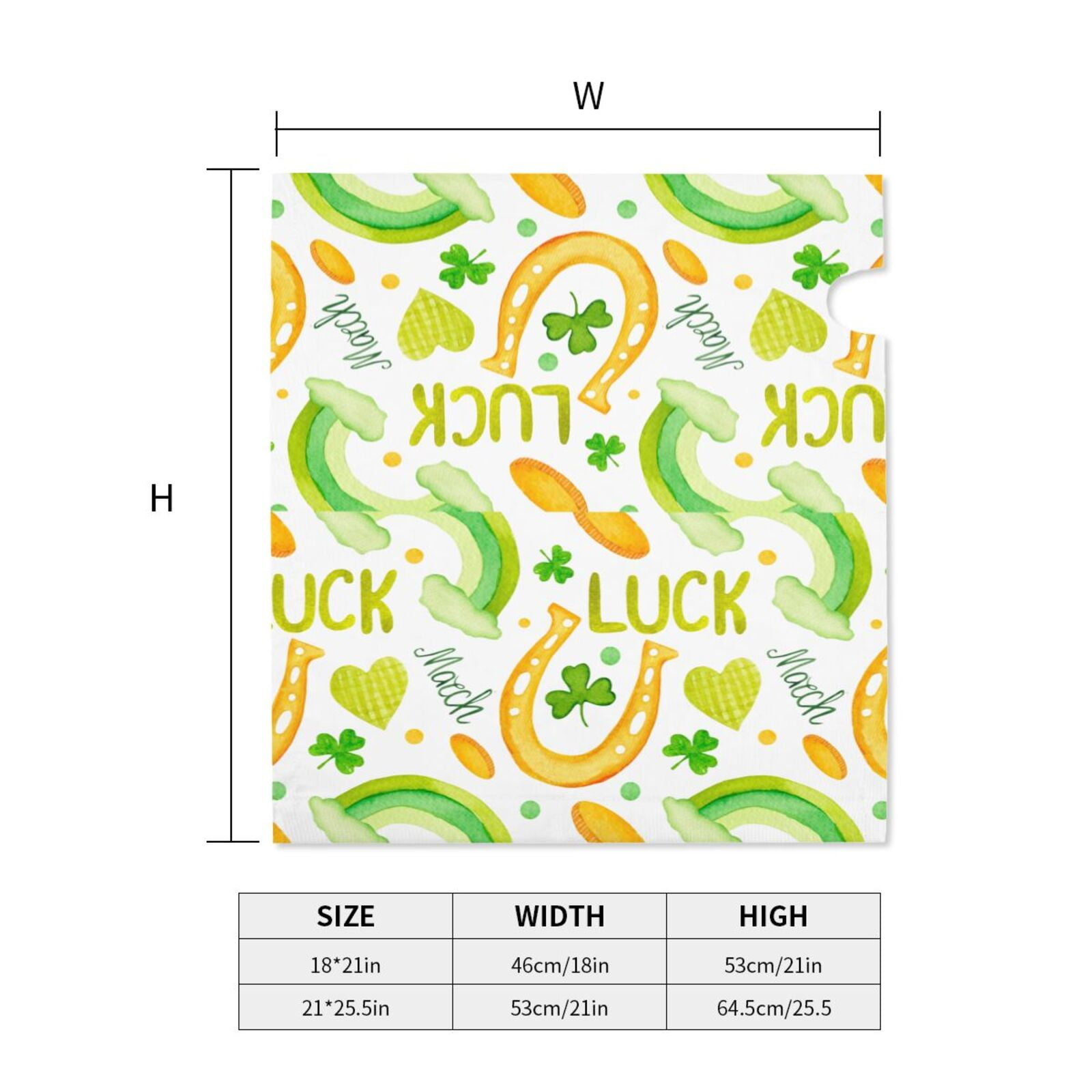 Xecao St Patrick's Day1 for Mailbox Cover with Magnetic Strips, Waterproof and Sunscreen, Adds a Decorative Touch to Your Garden Yard.