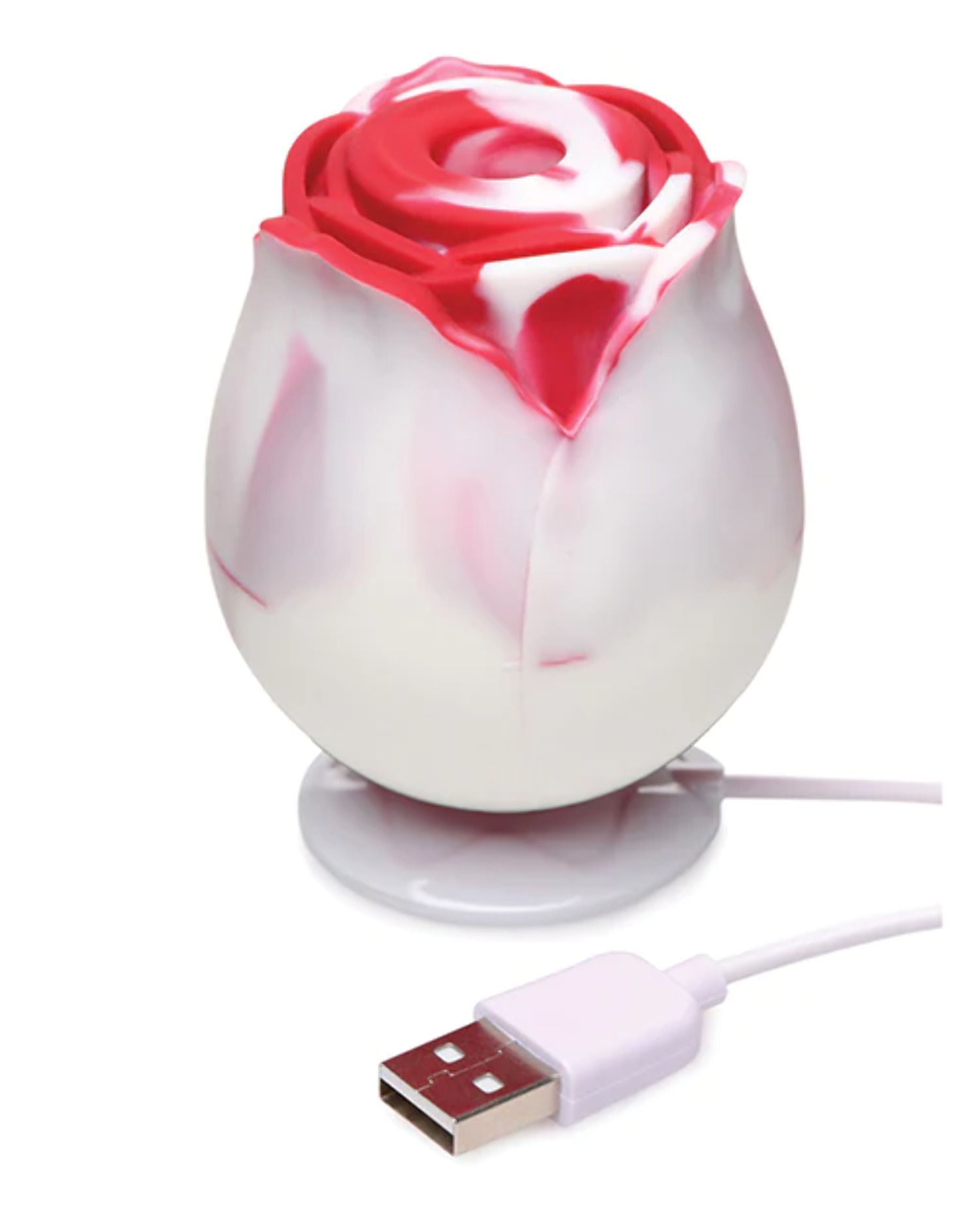 Inmi Bloomgasm The Enchanted 10X Rose Stimulator Lovers Suction Vibrator Gift Box - Swirl