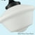 Black Schoolhouse Ceiling Light Fixture with Milk Glass Shade