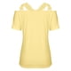 thumbnail image 5 of Tops Para Mujer Elegante Blusa Casual Camisas Fuera Del Hombro Moda Con Cuello en V Encaje Patchwork Sólido Caims Top Odeerbi  ODB166849, 5 of 8