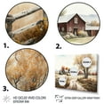 thumbnail image 3 of Designart Beautiful Barn In Spring VI Canvas Wall Art, 3 of 5