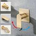 thumbnail image 5 of Cerypsa Single Handle Brushed Gold Waterfall Bathroom Sink Faucet, Bathtub Basin Faucet, 5 of 6