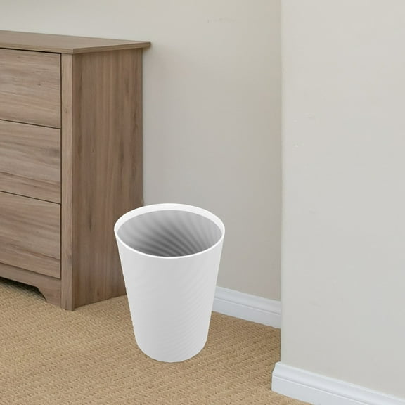 MERRYHAPY Garbage Can for Office Plastic 1Set Easy Cleaning Simple Style