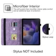 thumbnail image 4 of Allytech Galaxy Tab A8 10.5" Case X200, PU Leather Pretty Butterfly Embossed Cards Slots Pen Holder Shockproof Auto Sleep Wake Case Cover for Samsung Galaxy Tab A8 10.5" X200 X205 X207 - Purple, 4 of 6