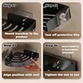 thumbnail image 6 of 2026 New Suction Cup Corner Shower Shelf, No-Drill Bathroom Corner Shelf, Capable of Supporting 40 Pounds, Rustproof Shower Organizer Suction Cup with Towel Holder & Hooks (Silver * 2), 6 of 7