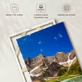 thumbnail image 6 of Elephant Stock Glacier Park Lakeside Mountain Wall Art - Vertical Canvas Wall Art - Living Room Wall Decor - Nature Canvas - Green And Blue Decor - 30" x 45", 6 of 8