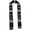 A, variant on Jiibva Double Layered Tassel Black Shawl Satin Graduation Ribbon Logo Adult Etiquette Scarf Honor Shoulder Strap