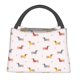 thumbnail image 1 of Easygdp Dachshund Dog Puppy Bolsa de Almuerzo Insulada Reutilizable, Bolsa de Mano y Bandolera para Oficina, Trabajo, Viajes, 1 of 6