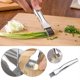 thumbnail image 2 of Cuchillo de cocina de seda triturada, cuchillo de acero inoxidable para picar cebolla verde, diseño de mango curvo, 2 of 4