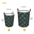 thumbnail image 2 of Lsque Owl Doodle pattern Laundry Hamper Basket, Tall Woven Rope Hamper Basket for Clothes, Lightweight Storage Basket, Collapsible Waterproof-Small, 2 of 8