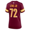 thumbnail image 3 of Women's Nike Charles Leno Jr. Burgundy Washington Commanders Home Game Player Jersey, 3 of 4