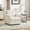 Beige, variant on Leumius 360° Swivel Armchair with Hidden Storage, Comfy Diamond-Shape Tufted Armrests Accent Square Club Chair Single Sofa with Pillow for Living Room Bedroom Reading Nook Beige