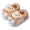 Beige, variant on shoper Girls Winter Slippers Warm Fuzzy Indoor Cartoon Bear Design Comfortable Non- Thick Sole For Kids And Toddlers