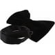 thumbnail image 3 of (Black)Men's Velvet Oversized Bow Tie Solid Color Pre Tied Formal Tuxedo, 3 of 4