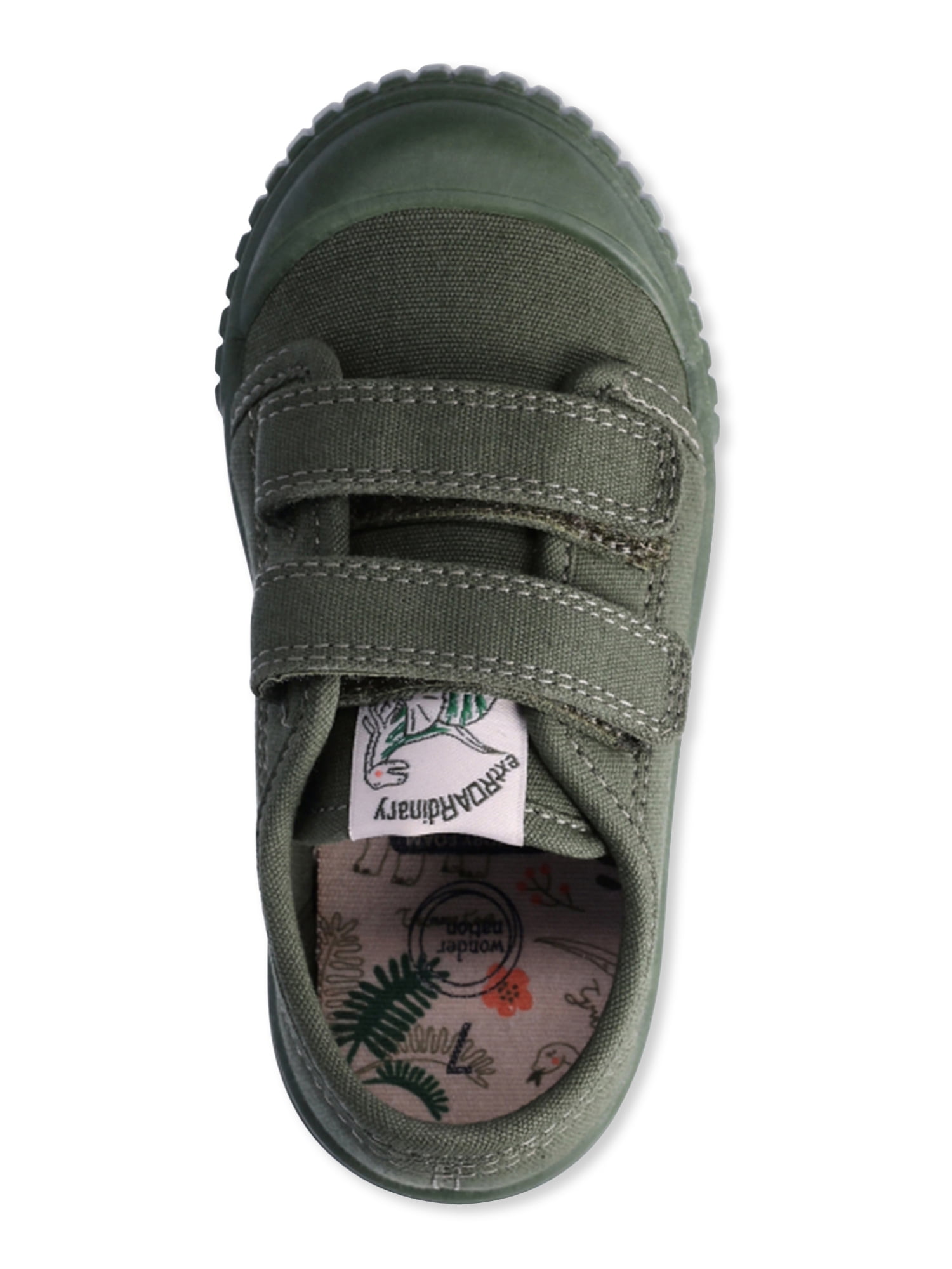 Wonder Nation Baby & Toddler Kids Two-Strap Bump Toe Sneakers