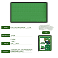 thumbnail image 3 of Outdoor Sun Shelter Balcony Sunshade Pool Shade Sail Awning Camping Shade Cloth for Canopy Garden Patio Plant Protectio, 3 of 6