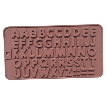 

DESTYER Silicone Letter Bakeware Mould Reusable Alphabet Bricks Candy Tray Non-stick Chocolate Maker Mold