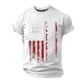 thumbnail image 3 of HOWPAY Mens USA 250th Anniversary Shirt Independence Day Pullover Short Sleeve Crew Neck 1776-2026 Commemorative Patriotic Casual T-Shirt White XXXL, 3 of 3