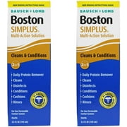 Boston Simplus Multi-Action Solution, 3.5 Fluid Ounce, 2-Pack