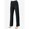 thumbnail image 3 of Roaman's Women's Plus Size Wide Leg Bend Over Pant, 3 of 6