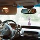 thumbnail image 4 of 1 pieza de bola de fieltro simple con cuentas de madera para colgar en el coche, joyería decorativa para tejer en interiores., 4 of 5