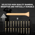 thumbnail image 4 of FINGER TEN Bamboo Golf Tees Wood  2 3/4  Inch Wooden Short Long Tee Color Bulk 300 Pcs Count for Men Women, 4 of 8