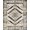 Brown Gray Ivory, Pattern 6, variant on ODIKA 8'x10' Washable Area Rug Spotted Farmhouse Interlocking Border Salt Speckled Abstract for Dining Room, Large Office, Lounge, Non-Slip Chair-Friendly Mat